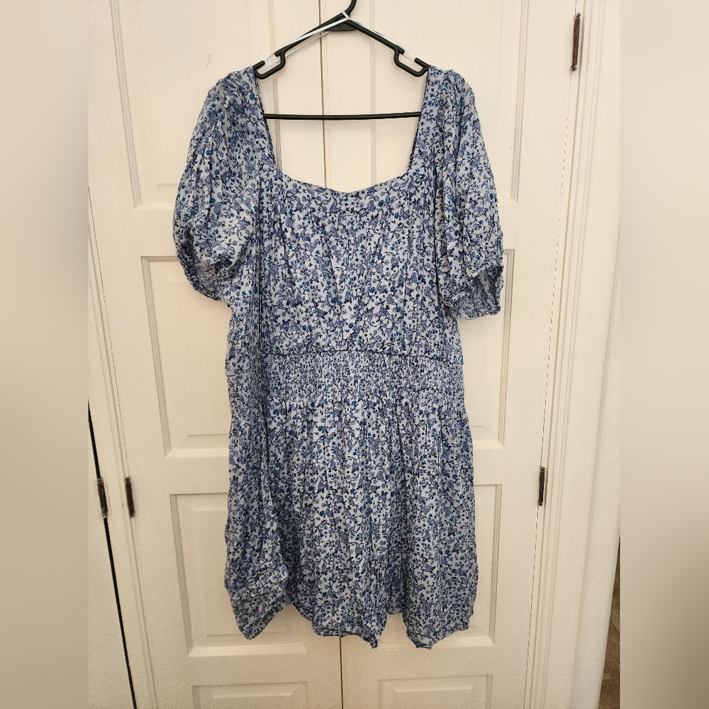Old Navy Womens Puff Sleeve Dress/Tunic
